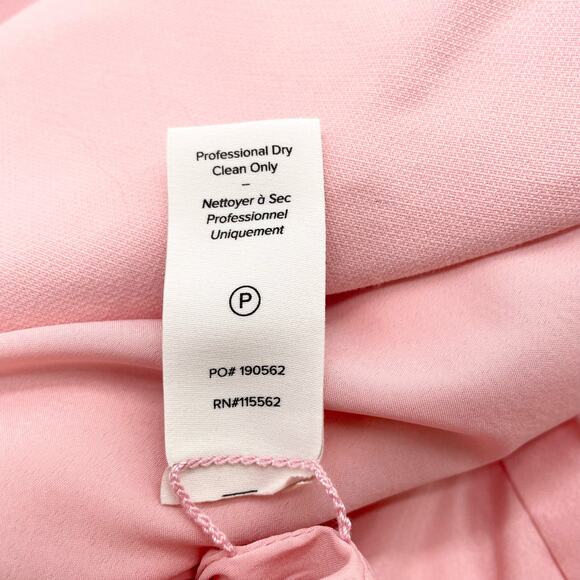 Cinq À Sept Womens Sharon Dress 8 Pink Asymmetrical Party Date Night Glam HOCO - Picture 13 of 14